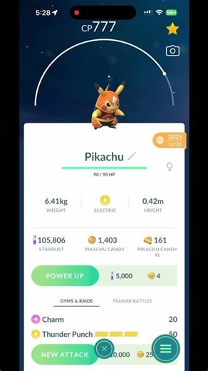 My first ever encounter with Pikachu Libre #pokemon #hundo