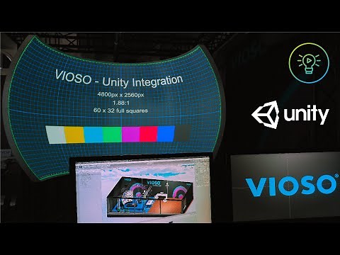 VIOSO Tutorial: Unity Integration -Multi Projection Warp & Blend
