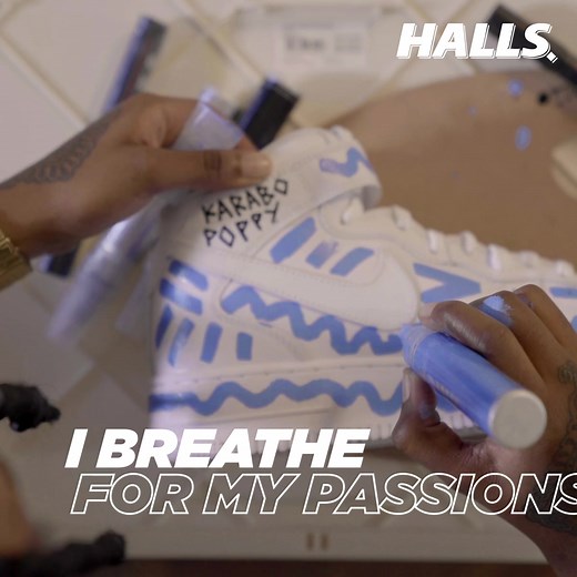 Karabo Poppy Moletsane breathes for expressing African stories through art and illustration and she’s taking over these streets. Tell us, what passion do you breathe for? #UngapheliUmoya | Halls South Africa