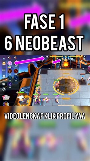 REKOR DUNIA ||FASE 1 6 NEOBEAST...#shorts #magicchessgogo #mobilelegends #mcgg #mlbb #magicchess
