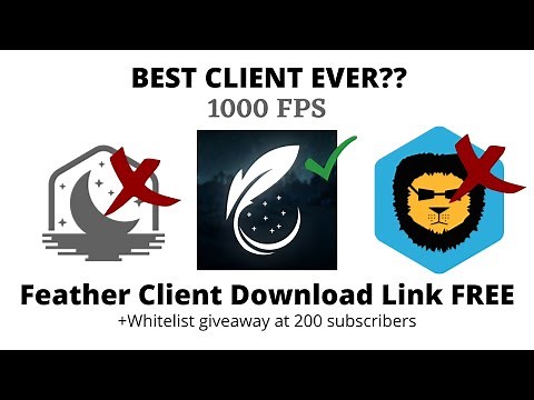 FPS BOOST!! Feather Client FULL SHOWCASE + Download link