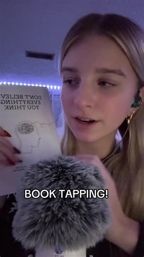 okay lowk- might be my new fav trigger :) #asmr #tappingasmr #tingles #book #highlyrequested