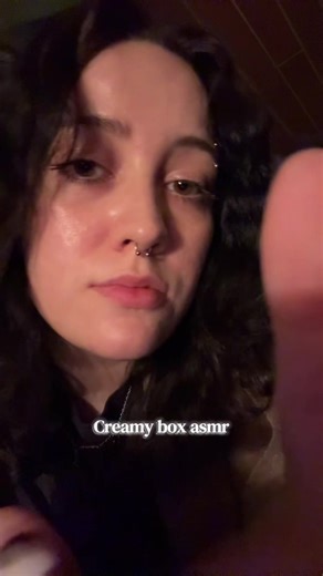 creamy box asmr alert!! #asmrsounds #asmrtiktoks #asmr #tapping #fy