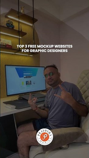 Top 3 FREE Mockup Websites Every Graphic Designer Should Use #shorts