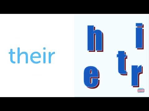 Sight Word Practice: Their