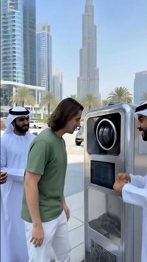 “Dubai’s Futuristic Haircut Machine – The Magic of Technology You Won’t Believe!”