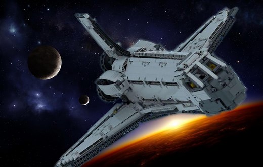 LEGO MOC-45681 Space Shuttle Simulatior (Technic > Expert Builder 2020)