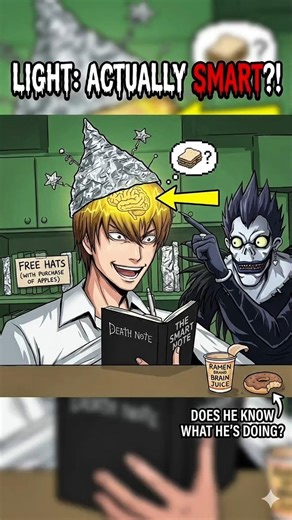 What If Light Yagami Actually Had A Brain? 🧠💀 (Death Note Parody) #funny #funnydubbing #animehindi