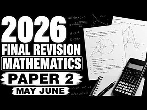 2026 MATHEMATICS P.2 MAY-JUNE GRADE 12 FINAL EXAM REVISION (THUNDEREDUC) GRADE 12 MATHS P.2 PREP