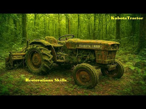 Kubota Tractor Restoration ASMR | Full Rebuild From Junk // Restorations Skills