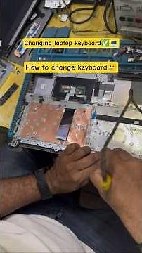 how to change laptop keyboard💻✅️