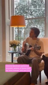 Spice Girls fans have been treated to a rare glimpse of Victoria Beckham singing 🎶 Posh Spice has shared an acoustic version of the Spice Girls hit ‘Viva Forever’, which she performed at home with her son Cruz ✨ | Goss.ie