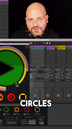 Find out more here: https://blog.abletondrummer.com/live-looping-with-ableton-live/ This video showcases Ableton Live's visual feedback, automatic MIDI mapping, and track naming, all tailored for live looping. See how these features streamline the music creation process. Perfect for musicians! #AbletonLive #LiveLooping #MIDIMapping #MusicProduction #Tutorial | AbletonDrummer.com