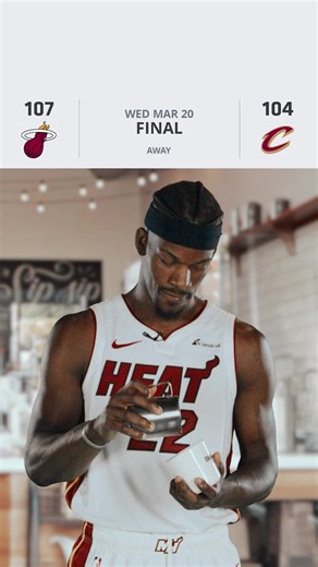 Crafted up a work of art for tonight's W ☕️ #WINNING | Miami Heat