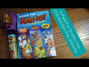 Scooby-Doo 3-Pack Fun DVD And Spin Pop Unboxing