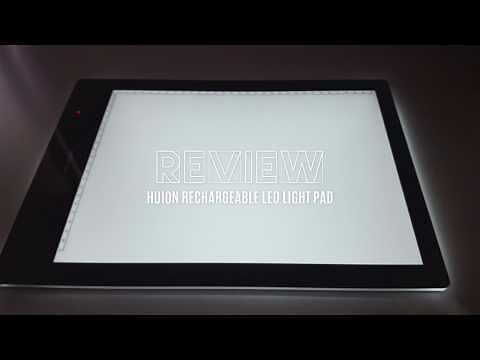 REVIEW: Huion LB4 rechargeable LED light pad