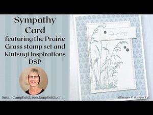 Beautiful Prairie Grass Sympathy Card
