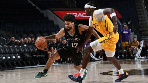 圣安东尼奥马刺_NBA夏季联赛：湖人88-84马刺_NBA夏季联赛：湖人88-84马刺_【原声】湖人88-84马刺马农24 8下半场发威率队逆转取胜