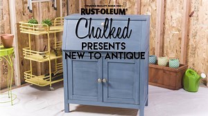 With Rust-Oleum Chalked Paint and Glazes, the possibilities are endless. Here's some inspiration to give your new desk antique character! | Rust-Oleum