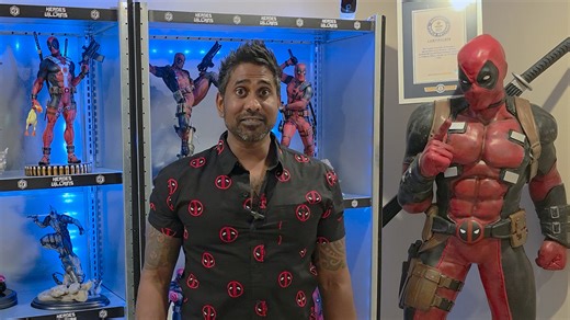 Largest collection of Deadpool memorabilia - 4,250 items achieved by Gareth Pahliney