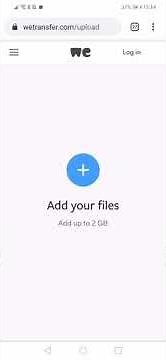 WeTransfer - przesyłanie plików z telefonu