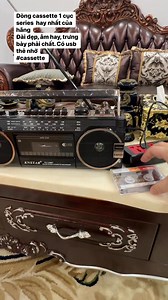 Dòng cassette 1 cục series hay nhất của hãngĐài đẹp, âm hay, trưng bày phải chất. Có usb thẻ nhớ#cassette | manhtiengiasi.com | Facebook