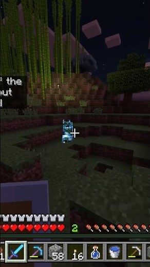 Coming across a charged creeper in the wild. How rare is that? #minecraft #creeper #rare #fy