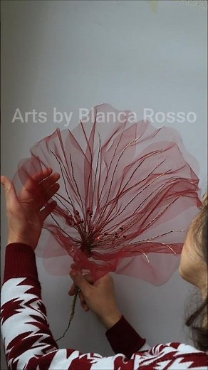 DIY Giant Tulle Flower 🌸 Easy Handmade Decor Tutorial