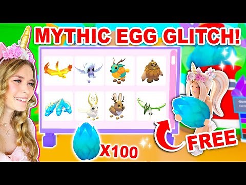 *NEW GLITCH* Gives You *FREE * MYTHICAL EGGS In Adopt Me! (Roblox)