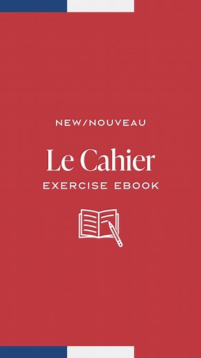 ✨ Our newest must-have 🇫🇷 learning resource has just dropped ✨ Introducing LE CAHIER: Essential French Exercises for Beginners (guess what CAHIER means in English?) Allez, It’s time to have some fun! Le Cahier is an interactive digital exercise book with 90 pages packed with activities, exercises, and French learning tips. It is the perfect companion to Le Bouquin as each of the 10 themes aligns to corresponding chapters in Le Bouquin 📚 🚨Spoiler Alert🚨 Included with every purchase of Le Cah
