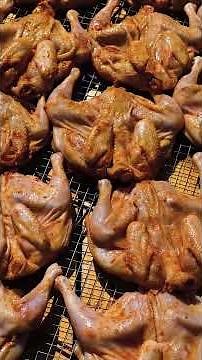 Rotisserie Grilled Chicken: Open Fire Cooking