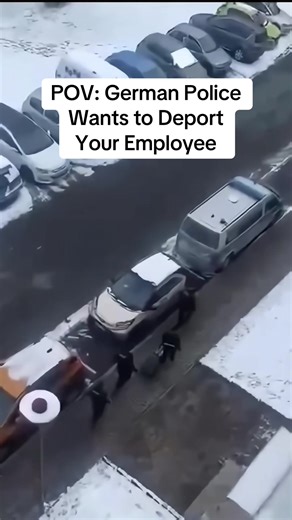 Imagine German police wants to deport your employee in front of your eyes #fyp #foryou #police #swat #funny