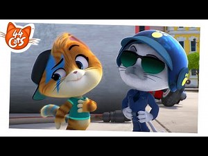 44 Cats | Season 2 - Terry & Cop, Police Cats [CLIP]