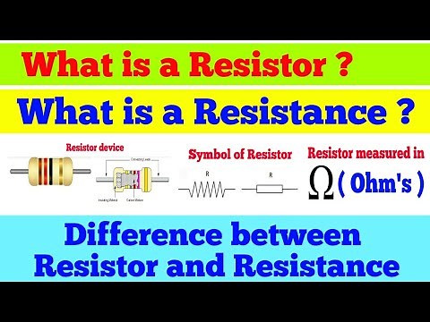 What is Resistor and Resistance in Hindi ? |Difference between the Resistance and Resistor in Hindi