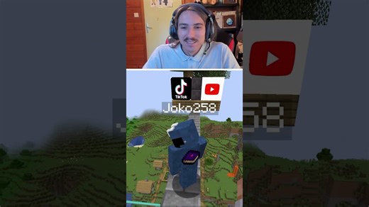 Quel est le bloc Minecraft le plus lourd ? Jour 7 (avec Joko !) #minecraft #shorts