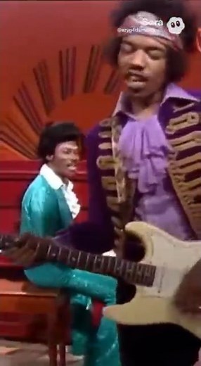 Jimi Hendrix & Little Richard Jamming On Soul Train #hendrix