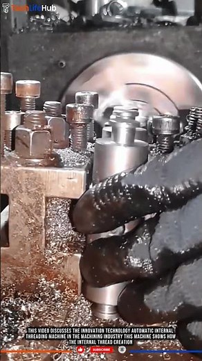 Innovation Technology Automatic Internal Threading Machine #tech