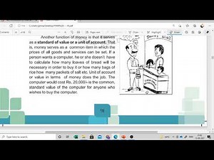 CLASS-9 FMM CH-3 KEY CHARACTERISTICS OF MONEY PART-1 BY AMAN KALSI MADAM