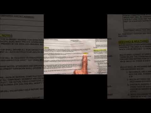 Construction blueprint, reading part nine – ￼Erosion Control