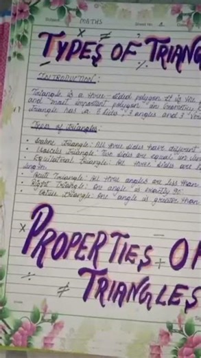 maths project file decoration 📝#shorts #viral #trending