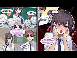 [Manga Dub] A beautiful transfer student who captivated every boy in the class sat next to me