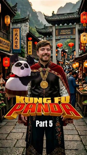 🥋🐼 AI Transforms Kung Fu Panda Characters into Humans! 🐔🦅 #ai #dreamworks #kungfupanda ‪@MrBeast‬