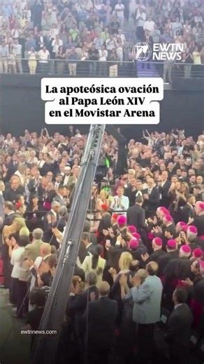 La apoteósica del Papa León XIV en el Movistar Arena