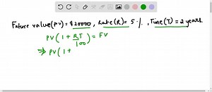 Design an investment of  20,000 in a portfolio of duration 2 years consisting of two kinds of coupon bonds maturing after 2 years, with annual coupons, bond A with  20 coupons and  100 face value, and bond B with  5 coupons and  500 face value, given that the initial rate is 8 %. How much will this investment be worth after 2 years? | Numerade