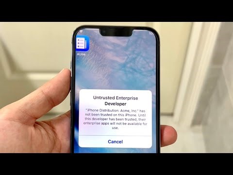 How To FIX Untrusted Developer On ANY iPhone! (2023)