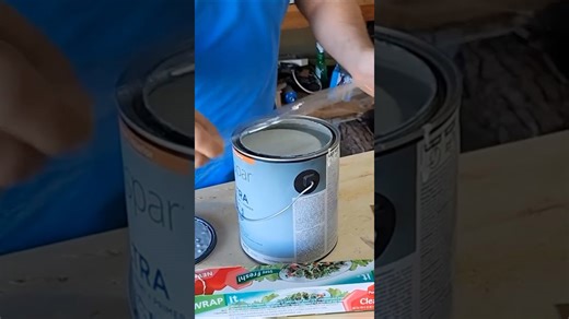 Genius plastic wrap hack! 👀