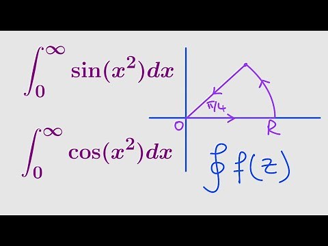 The fresnel integrals solved using contour integration