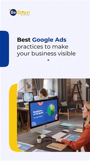 BeBran Digital on Instagram: "Here’s How Google Ads Can Make It Happen! Running ads is easy — but running effective Google Ads that get real visibility, clicks, and conversions takes strategy, precision, and expertise. 🚀✨ In this Reel, we break down the best Google Ads practices every business should follow to stay visible, attract the right audience, and maximize ROI. From keyword targeting and bidding strategies to compelling ad creatives — every detail matters. At BeBran Digital, we help bra