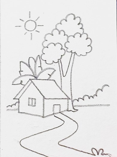 How to Draw a Beautiful House Step-by-Step Guide
