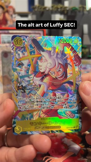 BSwift_OPTCG on Instagram: "Finally, adding the Alt Art of the Gear 5 Luffy from EB04 to my collection! . Very nice to have two cards side by side each other! . WAKUBRUCE - 10% discount for WakuWaku Online Mystery Pack Platform. . Follow my OPTCG journey - Hong Kong 🇭🇰 BSwift_OPTCG #OPCG #OnePiece #onepiececardgame #SEC #monkeydluffy"